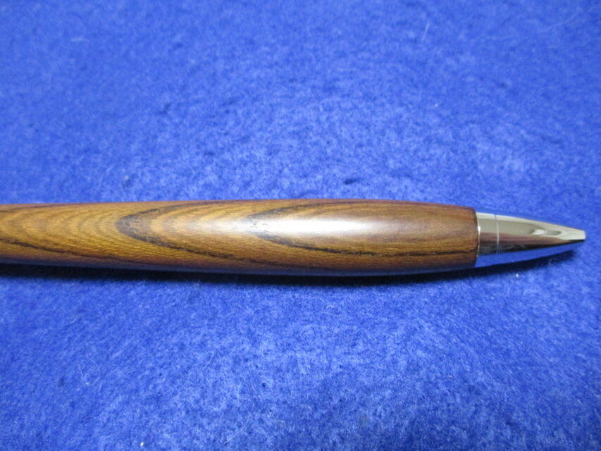 神代欅（ケヤキ）縮み杢 鳥海山産 オイル仕上げ 木軸ボールペン