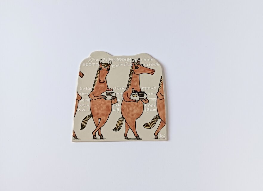 タイルの動物図鑑　ウマケーキ