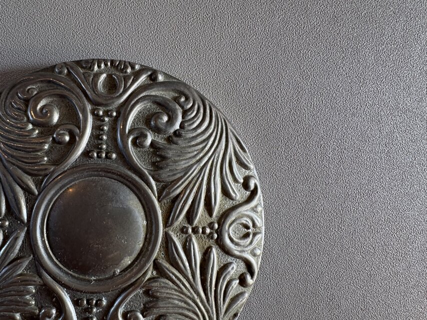 英国の古い手鏡　ハンドミラー