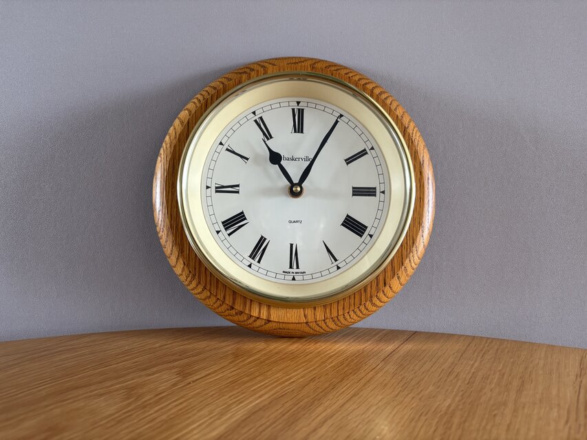 英国の古い掛け時計 England 時計 昭和レトロ アンティーク