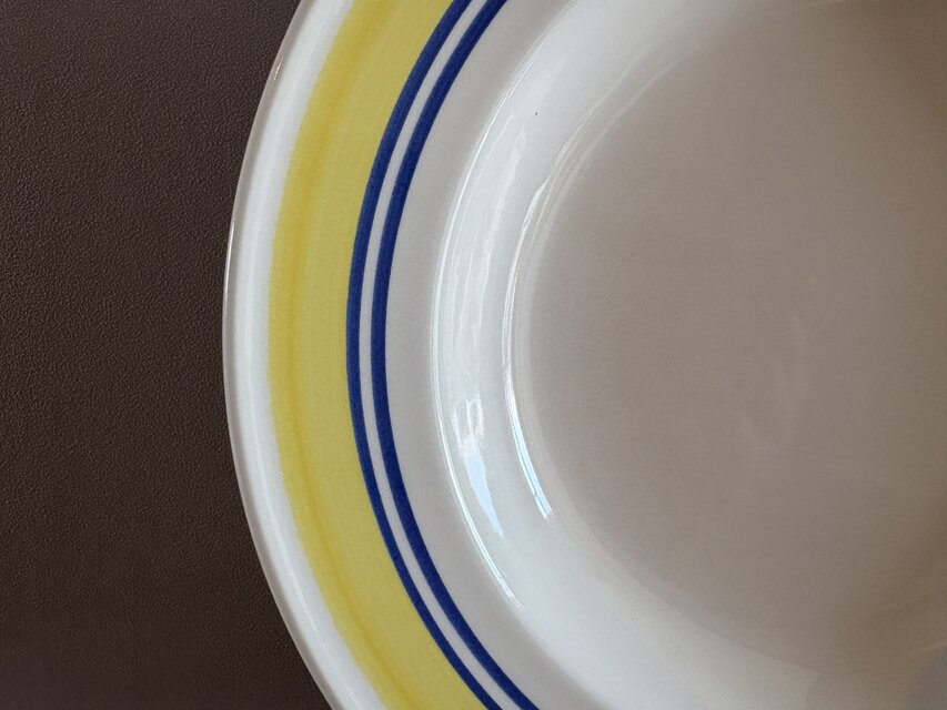 国産の古いスープ皿 カレー皿 Mikasa ミカサ アンティーク皿 昭和