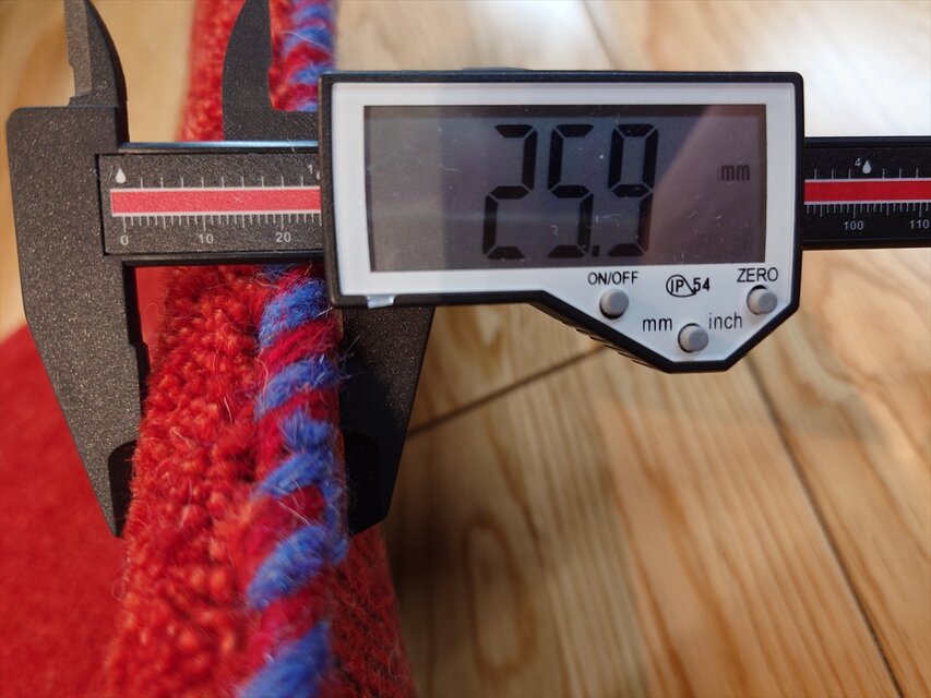 ペルシャ ギャッベ ミニランナー ラグ 116x40cm 茜色 花 ヤギ 羊