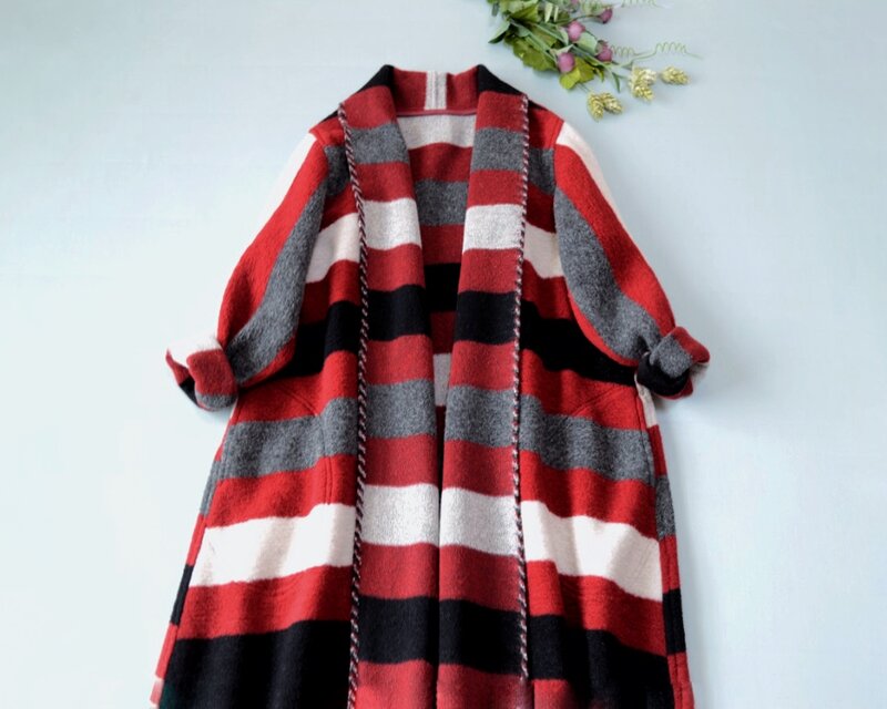 ショールカラー軽く羽織るシンプルな大人可愛いコート♪