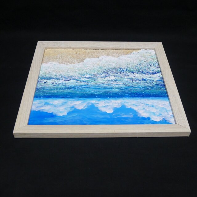 油絵 【真夏の海】 | iichi 日々の暮らしを心地よくするハンドメイドや
