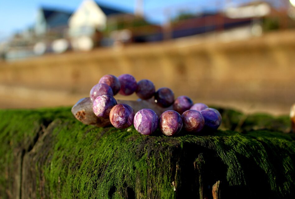 チャロアイトA級 14ミリ ダイナミックなエネルギー、人生の変化の