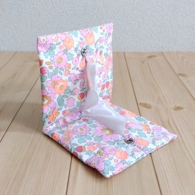 リバティ 携帯ティッシュケース BOXティッシュから詰替え ベッツィ