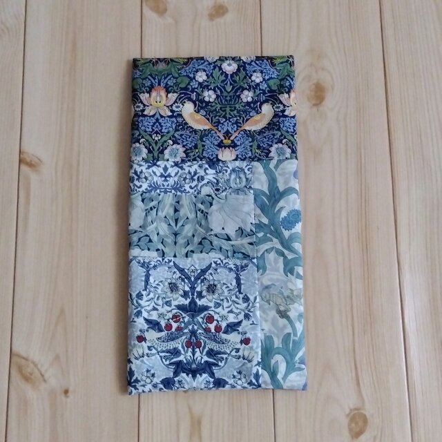 V&Aウィリアムモリス パッチワークの携帯ティッシュケース ボックス