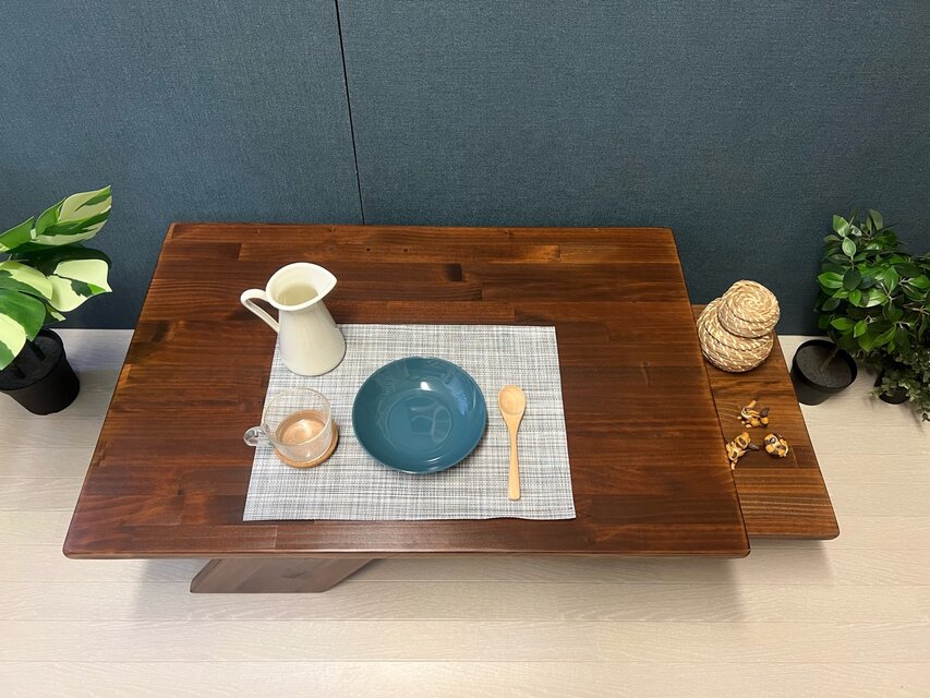 送料無料】 ローテーブル 長方形 アングル脚 110cm 60cm 35cm 収納付き