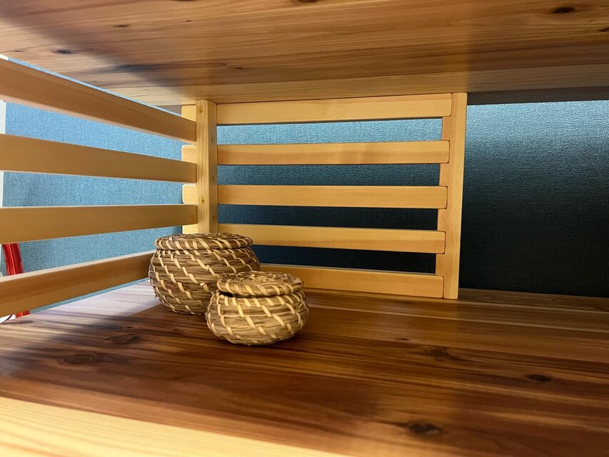 送料無料】 ローテーブル 和風 木組格子形 120cm 60cm 杉 ナチュラル