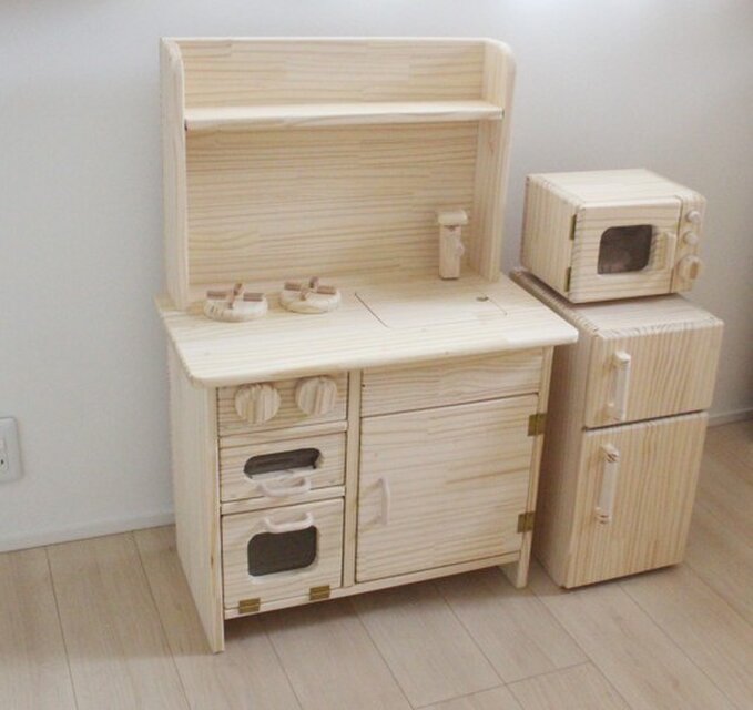 完成品」おままごとキッチン～ナチュラル～ | iichi 日々の暮らしを