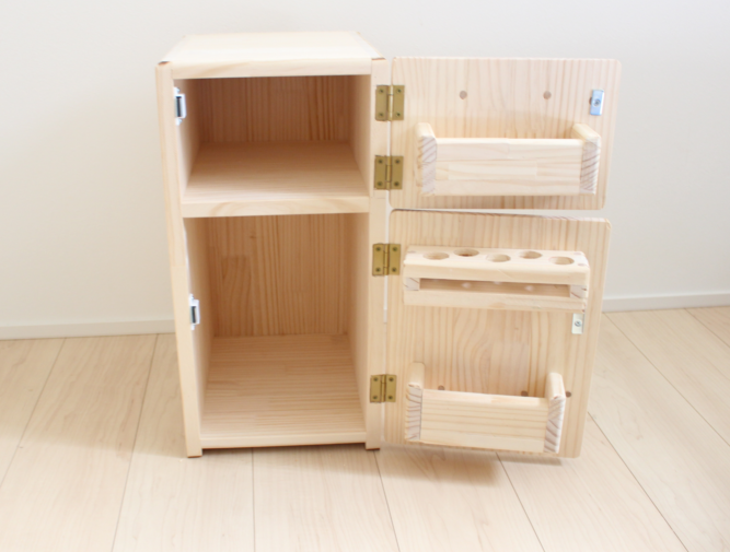 完成品]おままごと冷蔵庫 | iichi 日々の暮らしを心地よくする