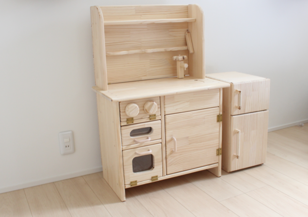 完成品]おままごと冷蔵庫 | iichi 日々の暮らしを心地よくする