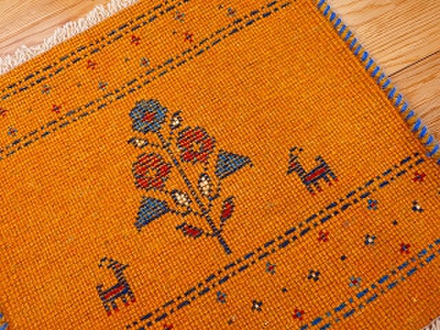 のびのび様専用】ペルシャギャッベ ミニマット2枚セット（横43.5