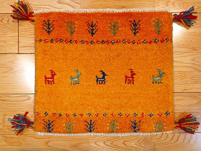のびのび様専用】ペルシャギャッベ ミニマット2枚セット（横43.5