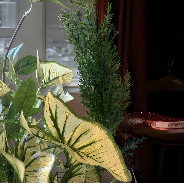 光触媒 人工観葉植物 ウォールグリーン フェイクグリーン カラジューム