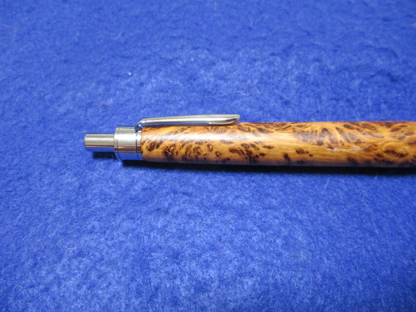 屋久杉瘤 泡瘤 椿油仕上げ 木軸ボールペン(シャープペンシル） 希少材