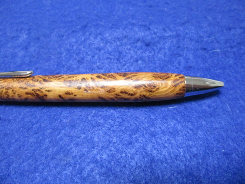 屋久杉瘤 泡瘤 椿油仕上げ 木軸ボールペン(シャープペンシル） 希少材
