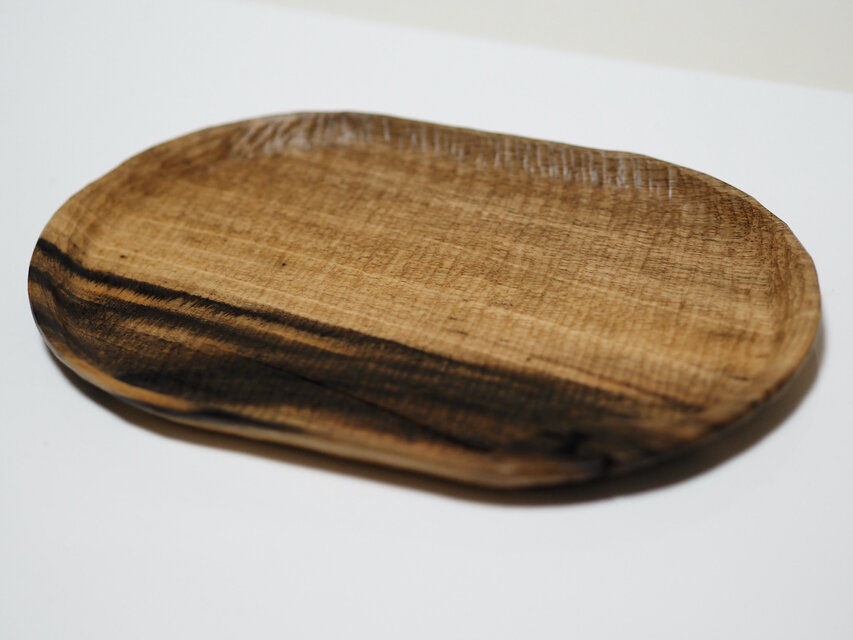黒柿の楕円盆 | iichi 日々の暮らしを心地よくするハンドメイドや