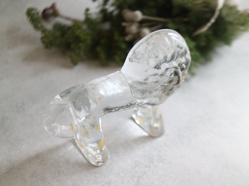 Kosta Boda コスタボダ / ガラスのオブジェ ライオン No.6582 | iichi