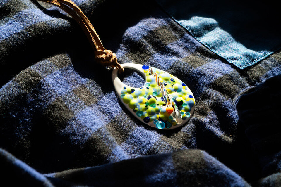 アンティーク　貴石　七宝　ペンダント 七宝ペンダント | iichi 日々の暮らしを心地よくするハンドメイドや