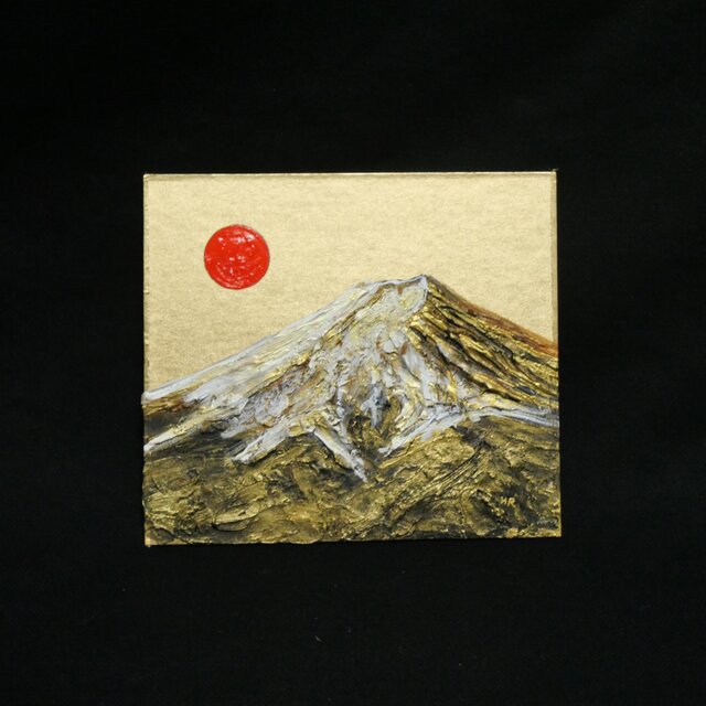 伊藤三千人 小さな油彩画 ゴールドフレーム 山風景 伊藤三千人 小さな油彩画 ゴールドフレーム 山風景 伊藤三千人 小さな