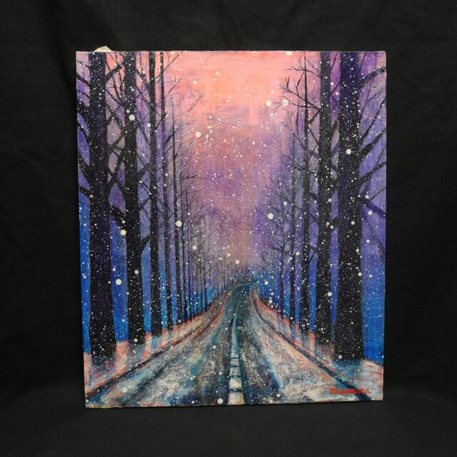 油絵(雪) アルジャントゥイユの雪景色 - クロード・モネの手描き油絵複製