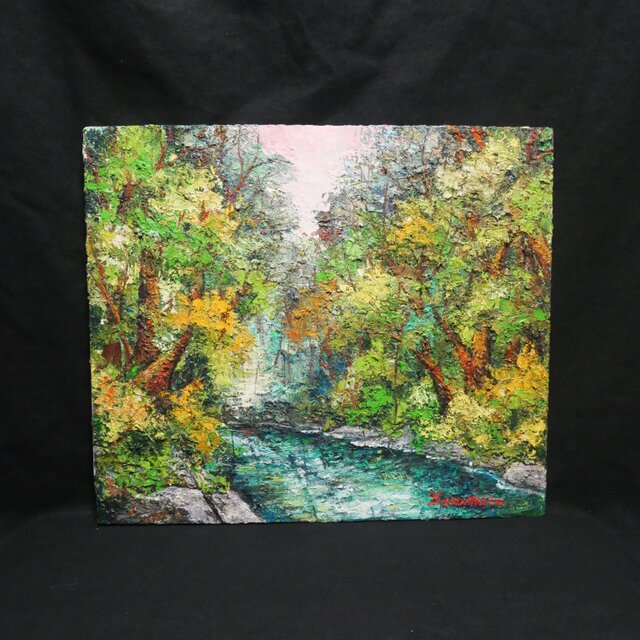 油絵 工場の灯り Ⅰ 油絵 工場の灯り Ⅰ 油絵 工場の灯り Ⅰ 川崎工場夜景 東亜石油（フレキシ