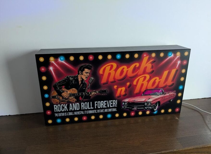 Lサイズ】ロックンロール ロカビリー アメ車 ギター ライブ アメリカン