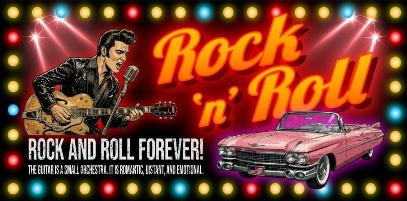 Lサイズ】ロックンロール ロカビリー アメ車 ギター ライブ アメリカン