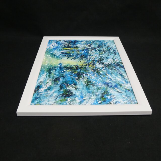 油彩画【雪の森の光】冬の風景 | iichi 日々の暮らしを心地よくする