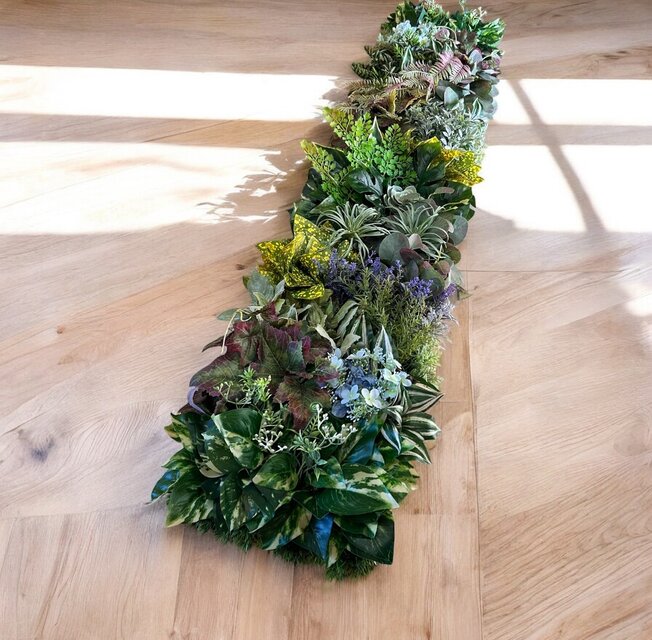 光触媒　人工観葉植物　ウォールグリーン　造花　インテリア1314 光触媒 人工観葉植物 ウォールグリーン 造花 インテリア シルバー