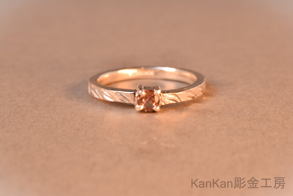 カラーチェンジガーネットのリング | iichi 日々の暮らしを心地よく