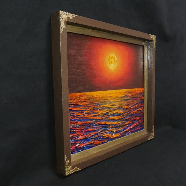 Wave/KURO F8 油絵　原画　風景画 Wave/KURO F8 油絵 原画 Wave/KURO F8 油絵 原画 風景画