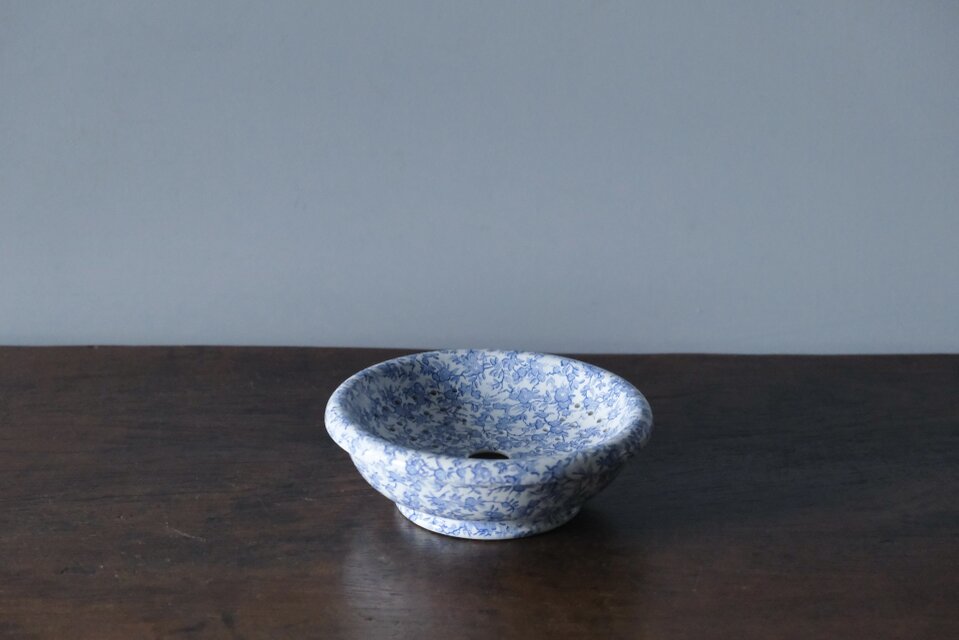 Creil & Montereau 総柄 水切り皿 ソープディッシュ 石鹸置き フランス