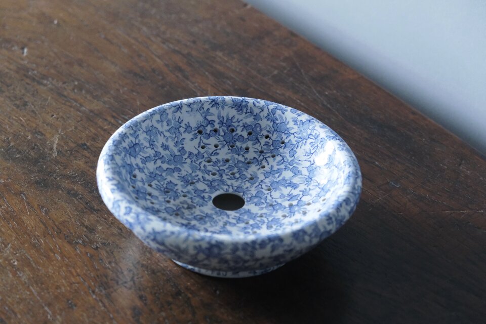 Creil & Montereau 総柄 水切り皿 ソープディッシュ 石鹸置き フランス