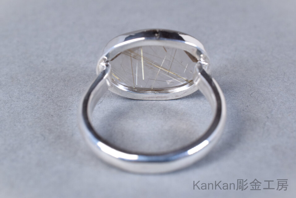 ルチルクォーツのリング | iichi 日々の暮らしを心地よくする