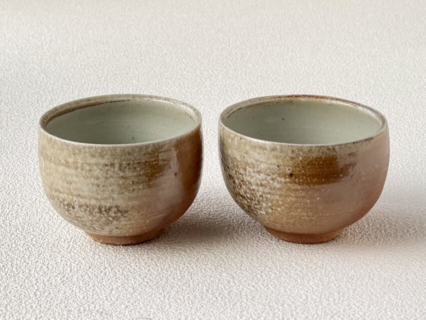 穴窯焼締のカップ(2個セット) s-ys-8 | iichi 日々の暮らしを心地よく