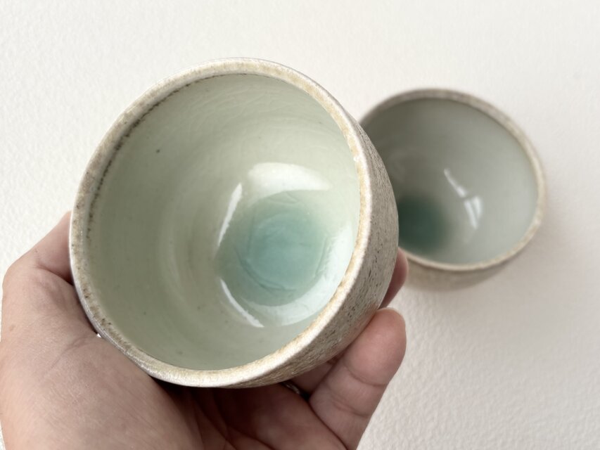 穴窯焼締のカップ(2個セット) s-ys-8 | iichi 日々の暮らしを心地よく