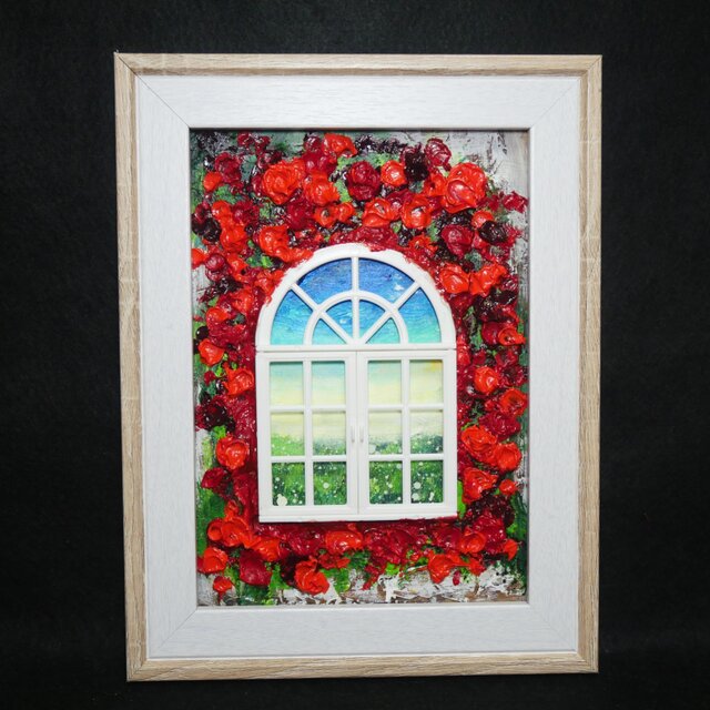 油絵 油彩画 原画「窓の先」絵画 アート インテリア 壁掛け 油絵 油彩画 原画「窓の先」絵画 アート インテリア 壁掛け | iichi