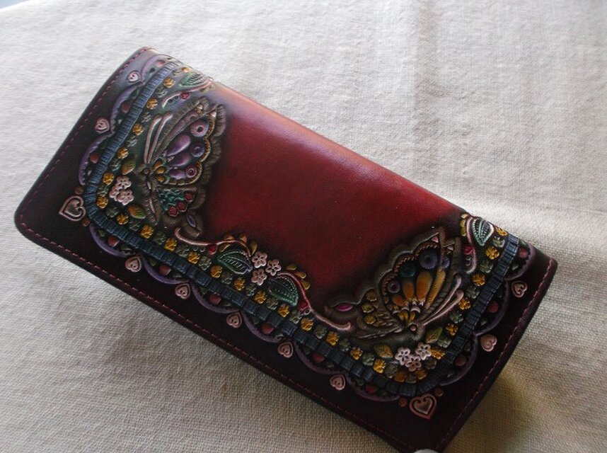 レザークラフト長財布 | iichi 日々の暮らしを心地よくする