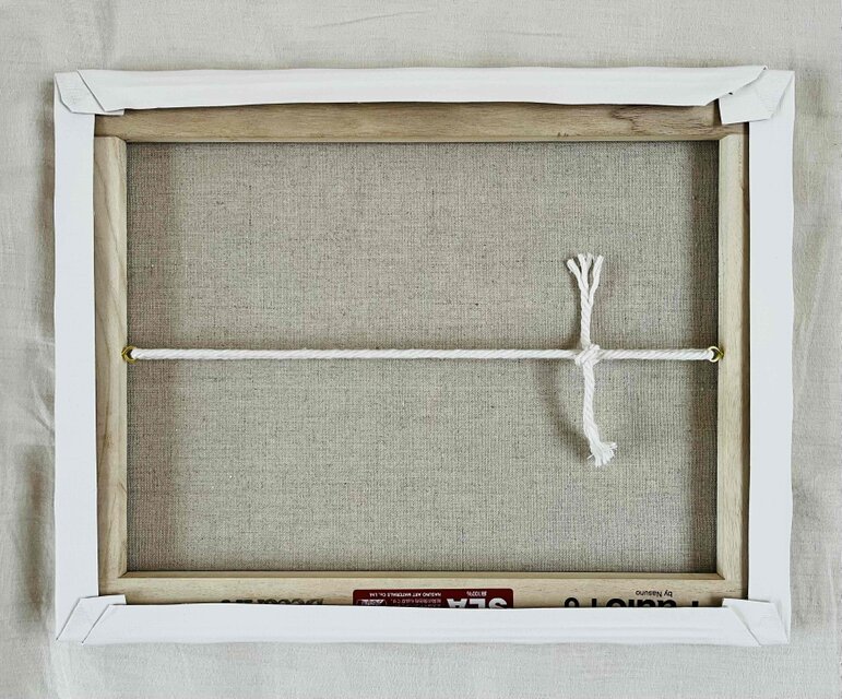 油彩画 原画「キラメク木漏れ日」アート 絵画 32×41㎝ F6 キャンバス