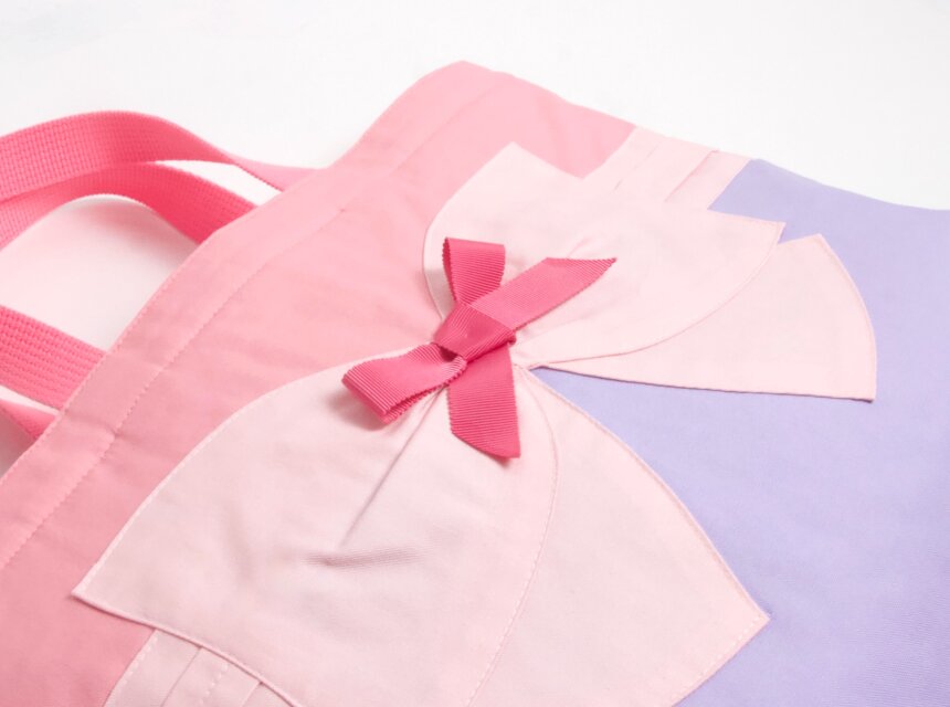 リボンコレクション レッスンバッグ ピンク Kids | iichi 日々の暮らし