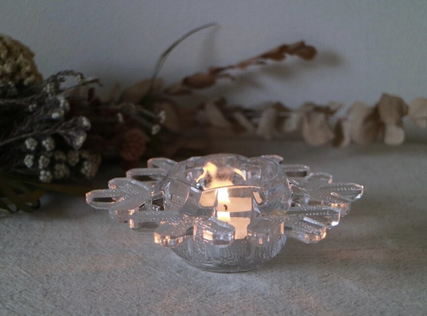 iittala イッタラ ／ Snow Clystal スノークリスタル キャンドル