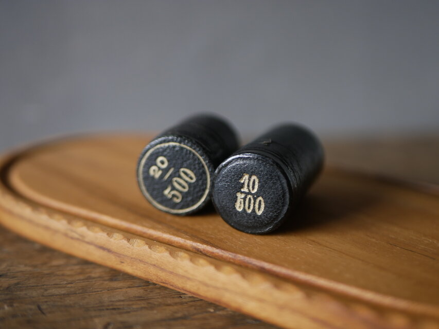 レザーのコインケース フランスアンティーク アンティークのある生活