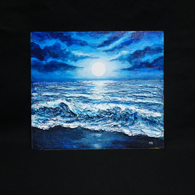 油彩画　昼と夜の間 絵画の通販、購入ならFROM ARTIST/作品名：昼と夜とその間/作家名：Left