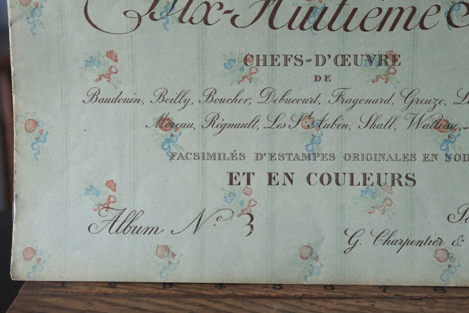 本 Les Chefs-d'oeuvre フランスアンティーク3冊セット