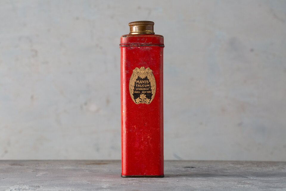 MAVIS タルカムパウダー缶 Vivaudou 米国 1920年代 | iichi 日々の