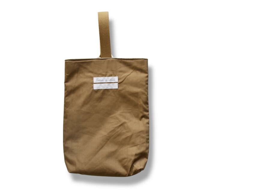 選べるサイズ》シューズバッグ 新色 ラテベージュ『chaussure』入園