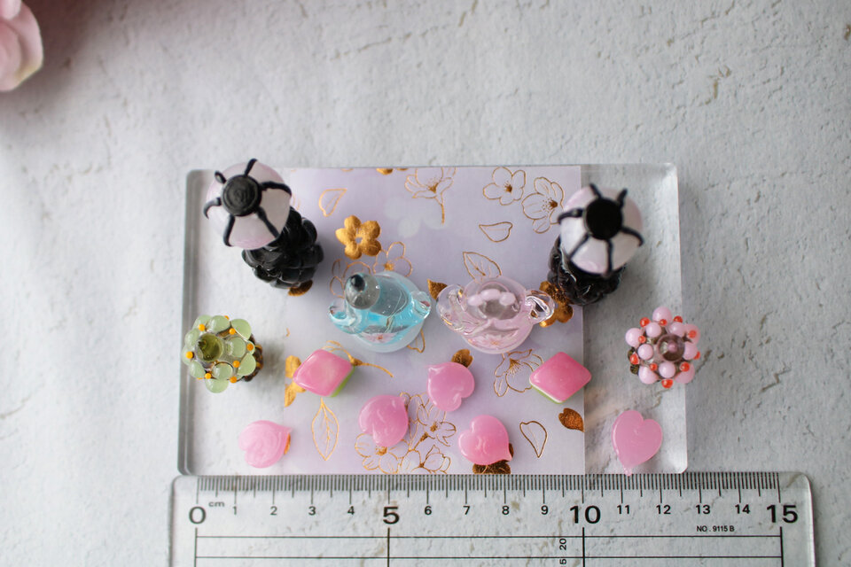 2026年ひな祭り⭐︎とんぼ玉ひな人形 ガラスのミニチュア雛人形