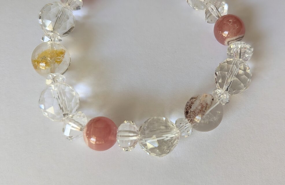 芯がぶれない強さと柔軟さを齎すブレスレット✨インカローズ